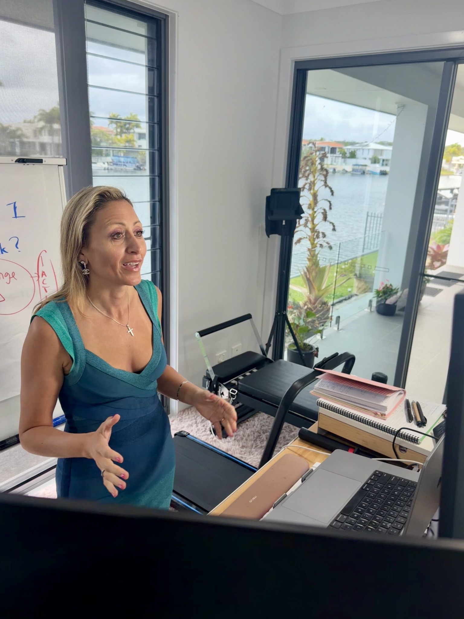Vicky Samios speaking at a private workshop